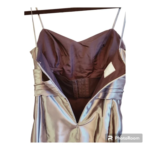 Beautiful Cocktail Spaghetti Straps Midi Dress - Picture 9 of 13